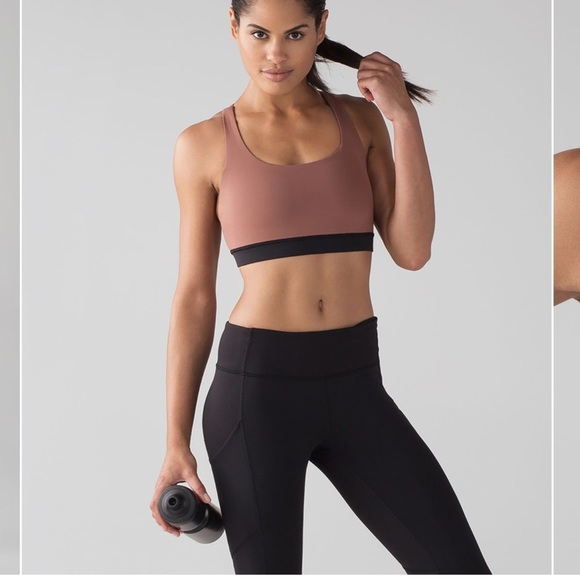 Lululemon Energy Bra Henna / Black - Picture 6 of 7